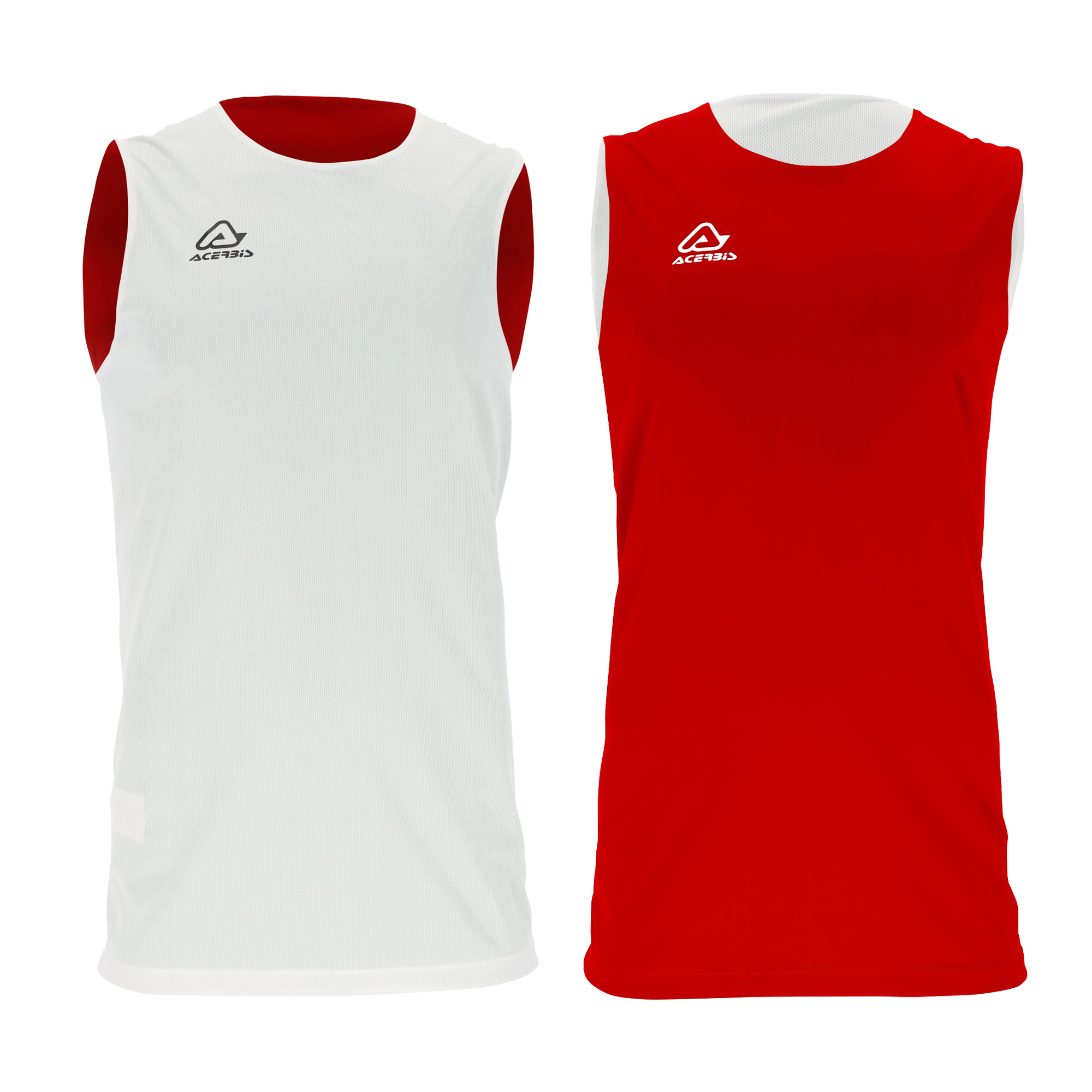 Acerbis Phil Basketball Shirt Red White