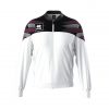 Errea Billy Tracksuit Top White Black Fuschia