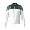 Errea Billy Tracksuit Top White Dark Green Green Fluo