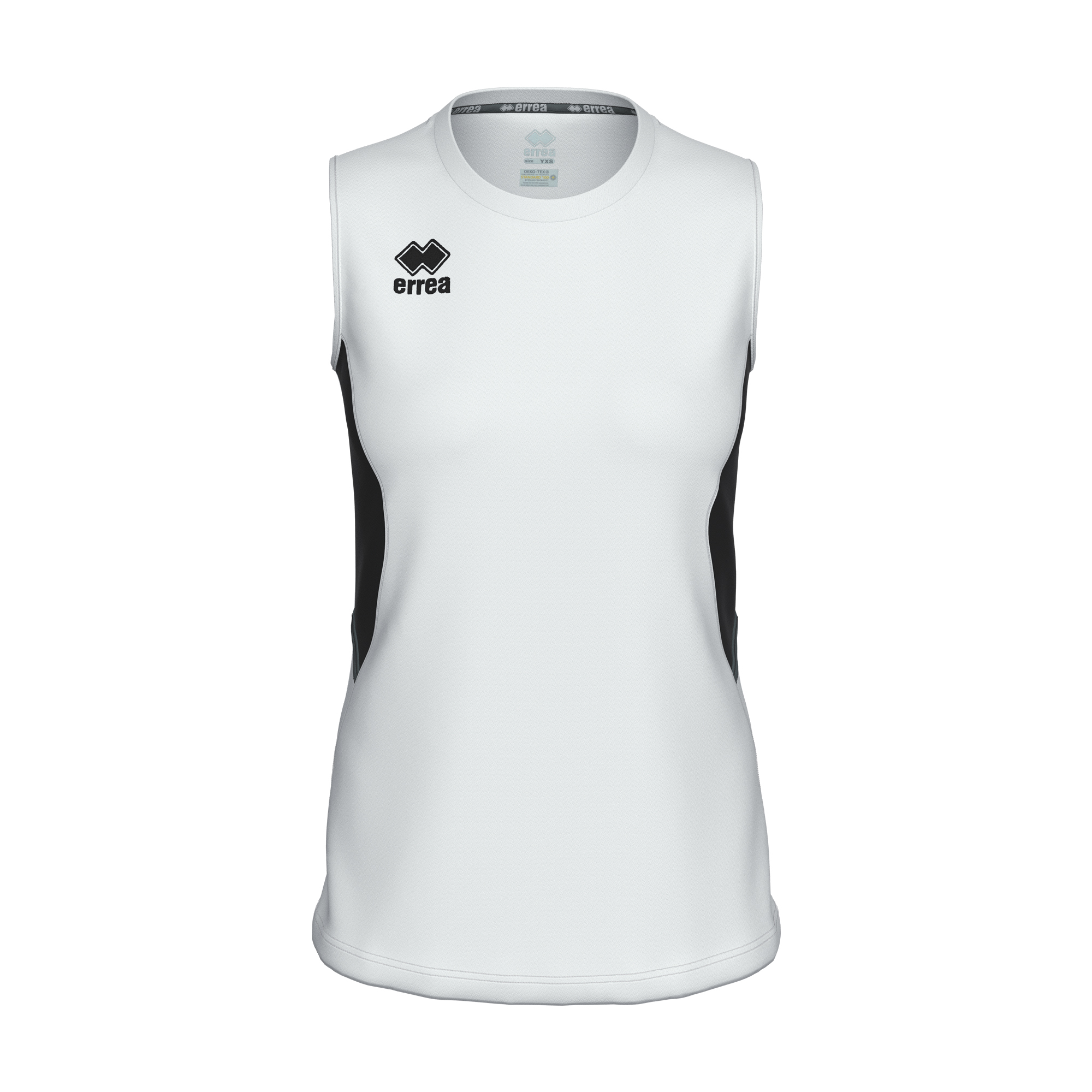 Errea Carry Volleyball Shirt White Black Anthracite