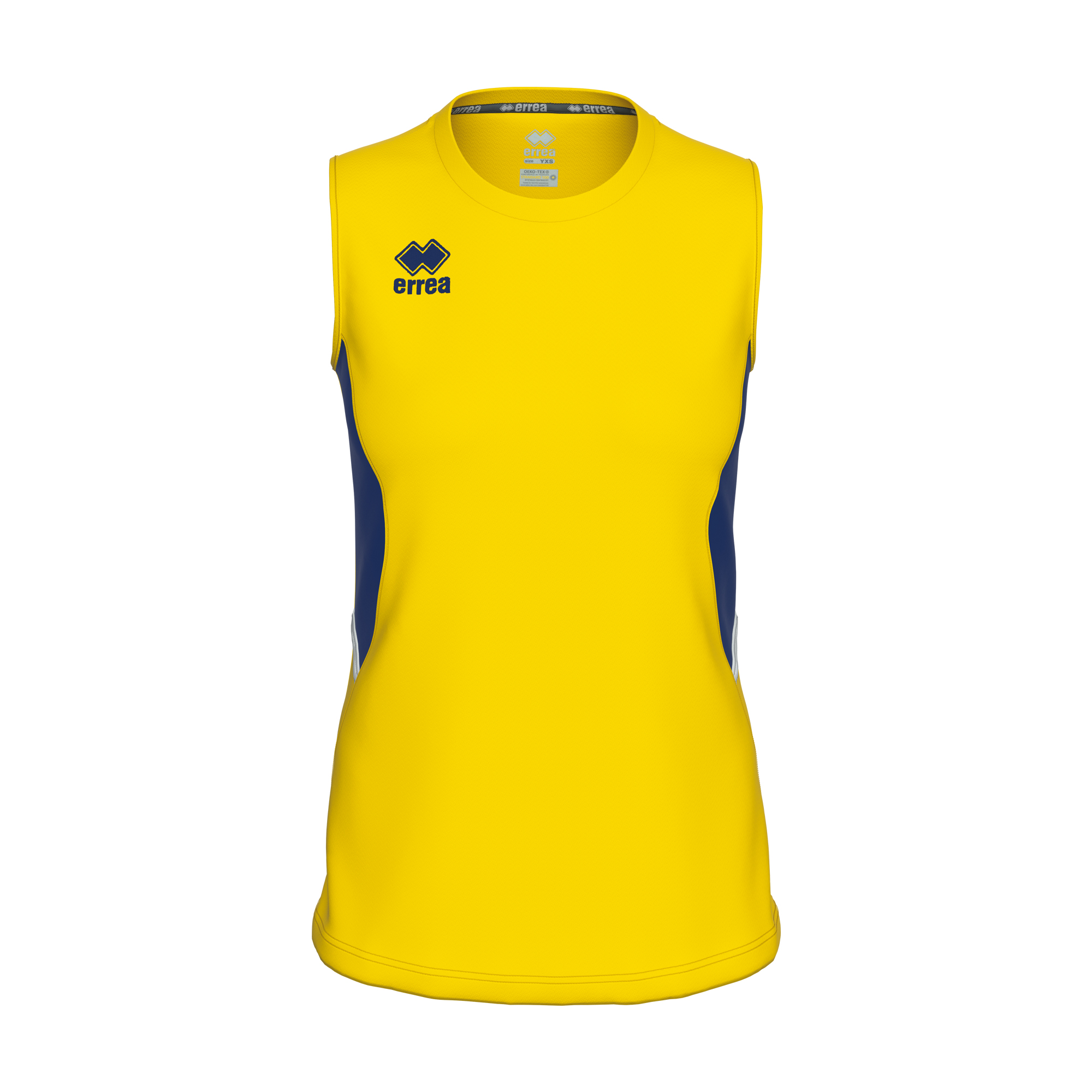 Errea Carry Volleyball Shirt Yellow Navy White
