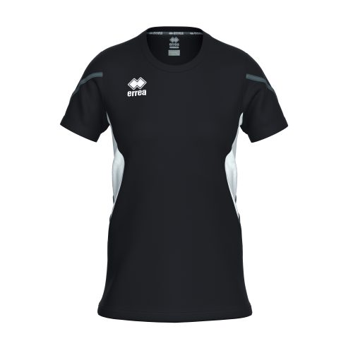 Errea Corinne Volleyball Shirt Black White Anthracite