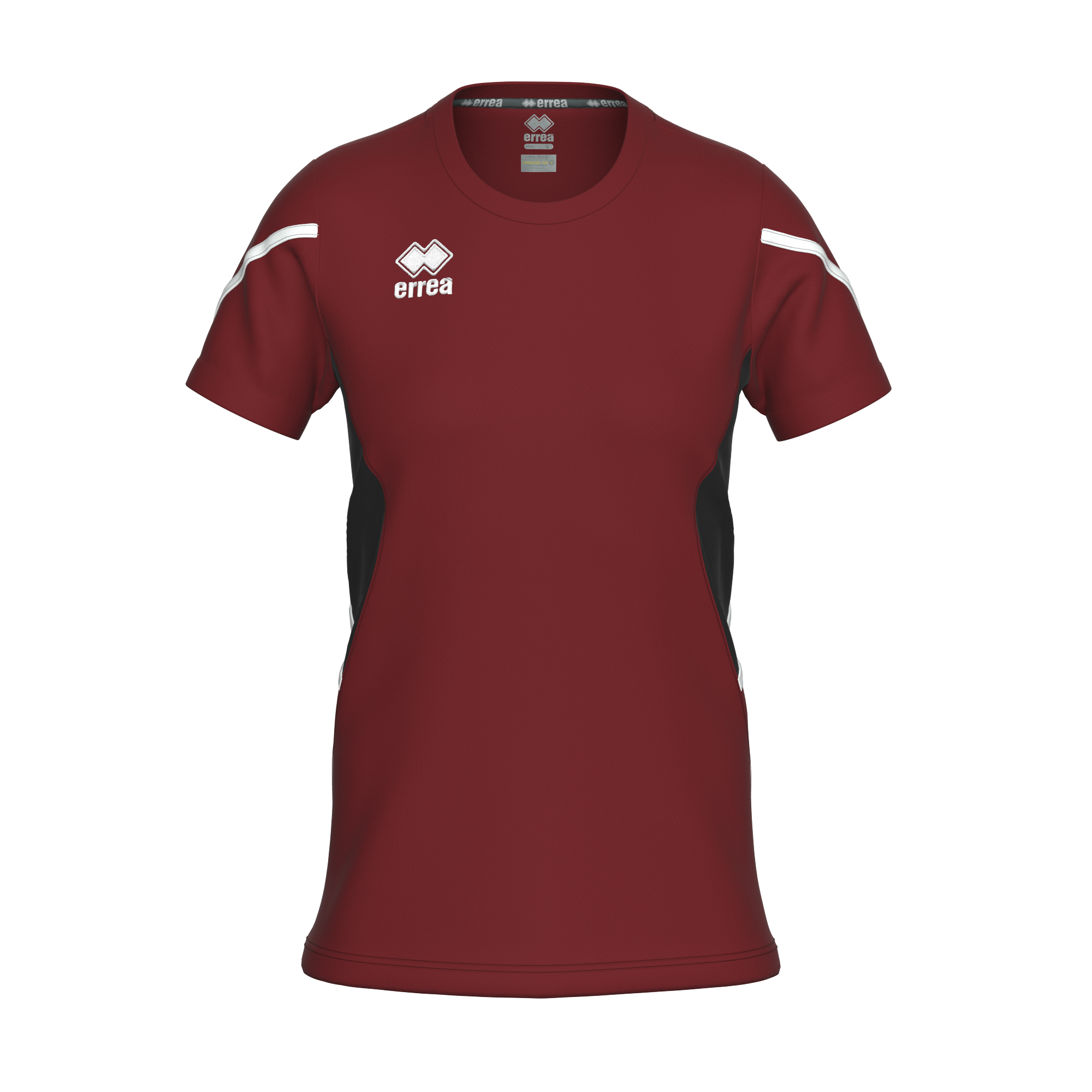Errea Corinne Volleyball Shirt Maroon Black White