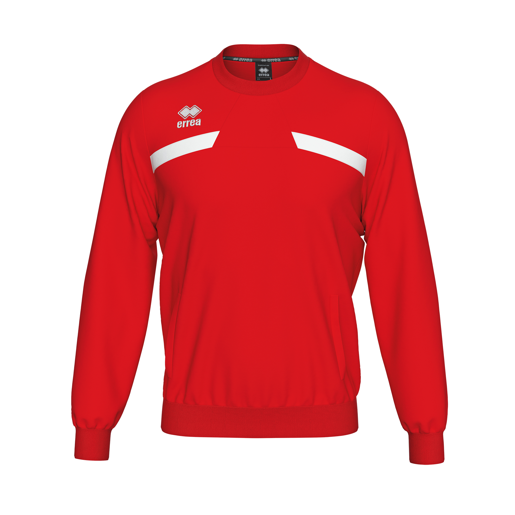 Errea Matt Sweatshirt Red White