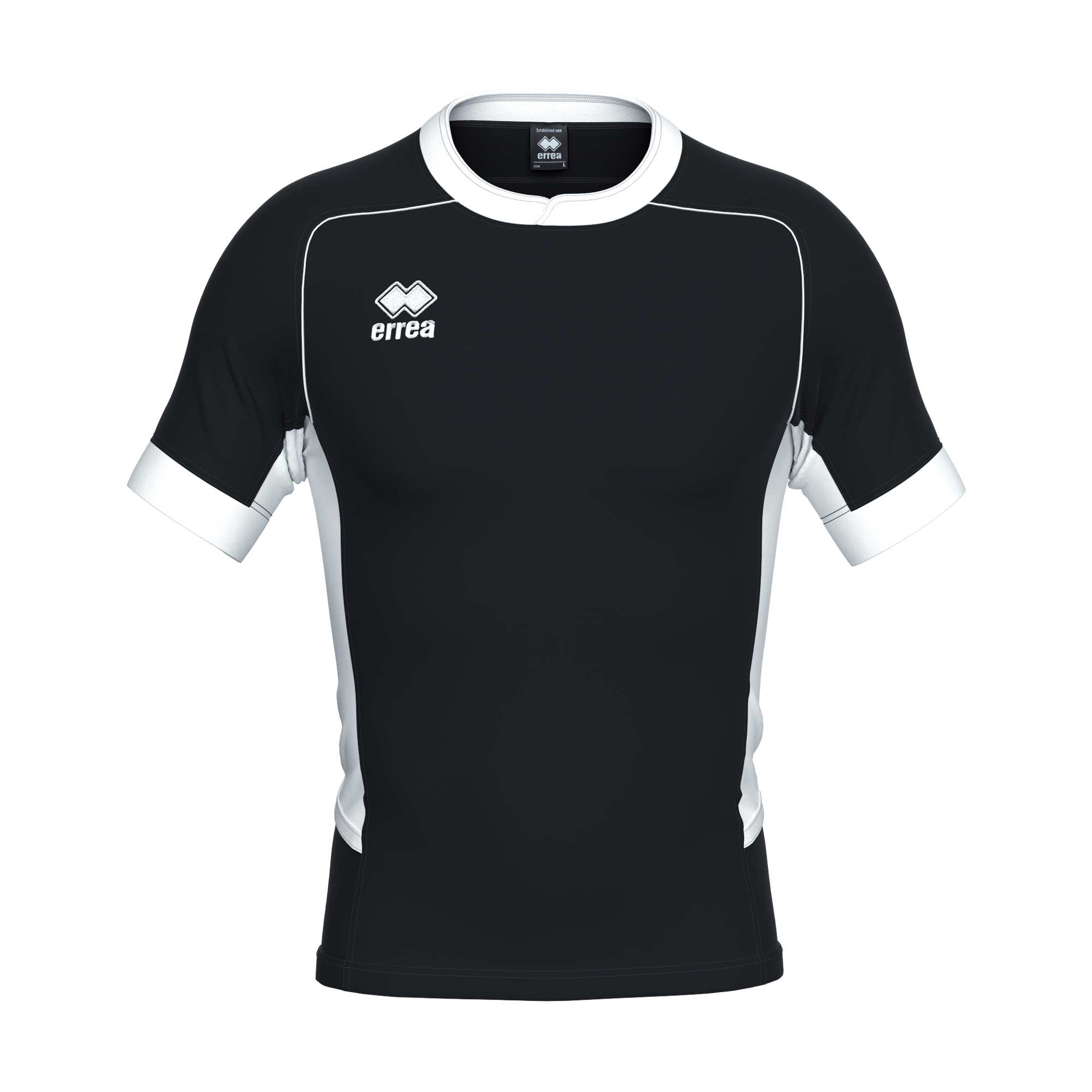 Errea Shane Rugby Shirt Black White