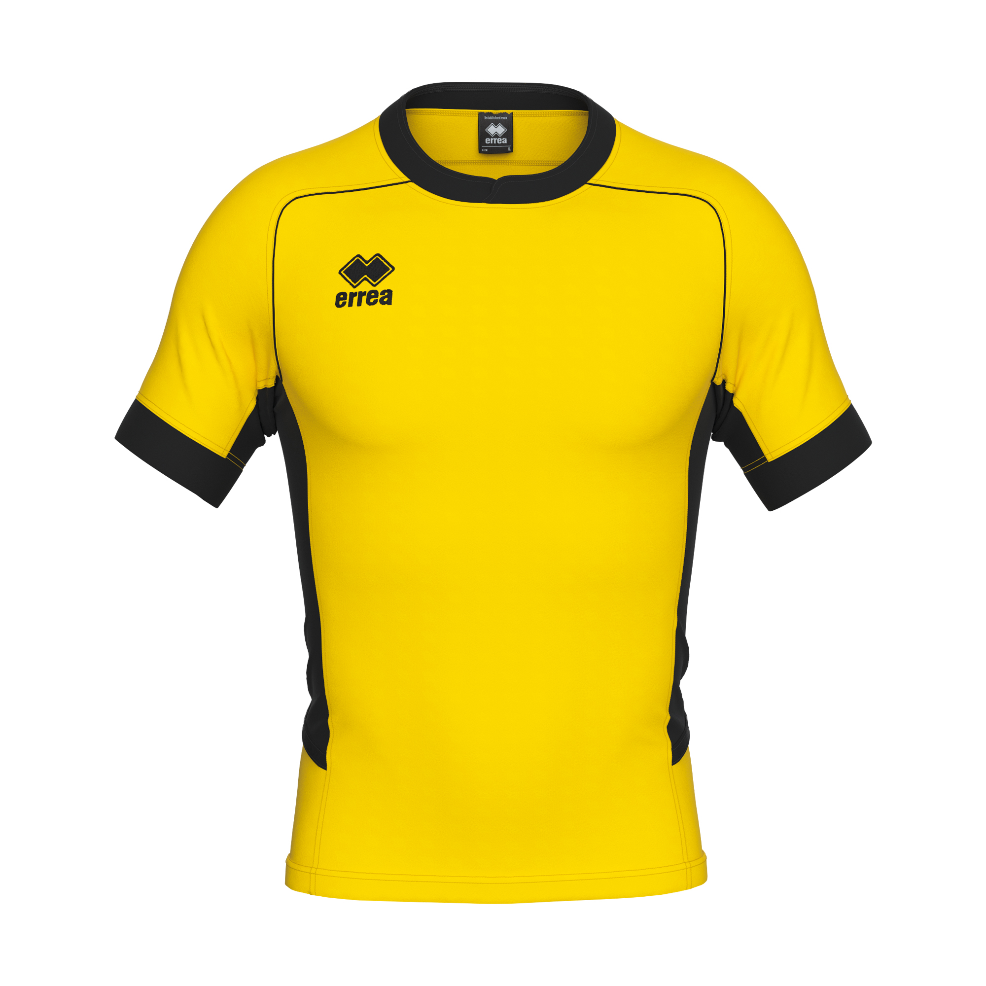Errea Shane Rugby Shirt Yellow Black