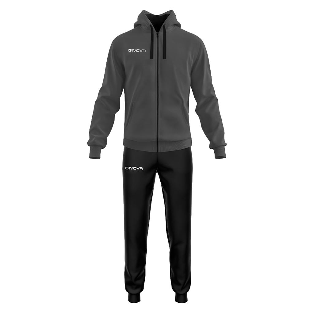 Givova King 4 Seasons Tracksuit Grey Black