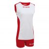 Givova Piper Volleyball Kit White Red