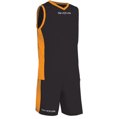 Givova Power Basketball Kit Black Orange