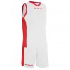 Givova Power Basketball Kit White Red