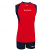 Givova Volleyball Kit Spike Red Navy
