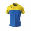 Errea Brandon Football Shirt Blue Yellow Errea Brandon Football Shirt Blue Yellow