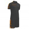 Givova Play Football Kit Black Orange Fluo