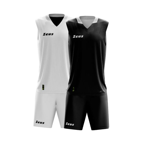 Zeus Doblo New Basketball Kit Black White