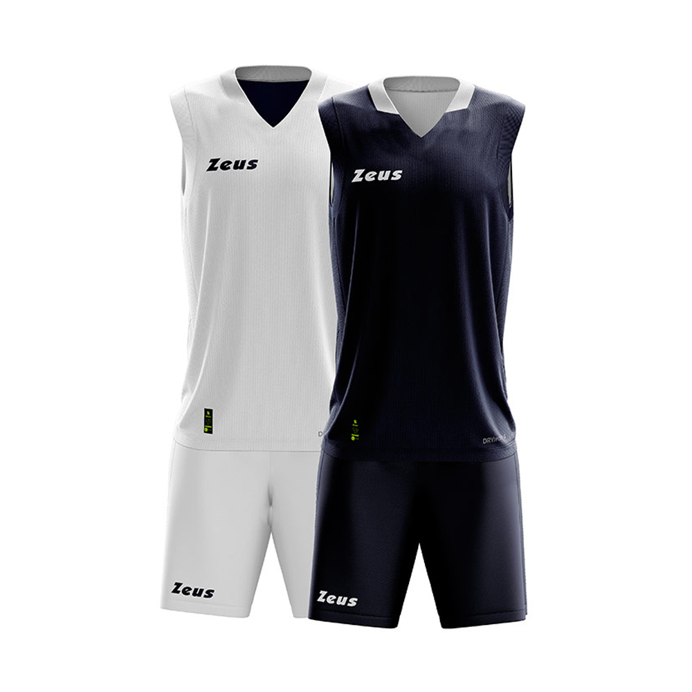 Zeus Doblo New Basketball Kit Navy White