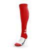 Zeus Energy Football Sock Red