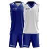 Zeus Jam Basketball Kit Blue White