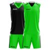 Zeus Jam Basketball Kit Green Fluo Black
