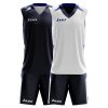 Zeus Jam Basketball Kit Navy White