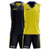 Zeus Jam Basketball Kit Navy Yellow