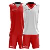 Zeus Jam Basketball Kit Red White