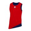 Errea Chicago Basketball Singlet Red Navy