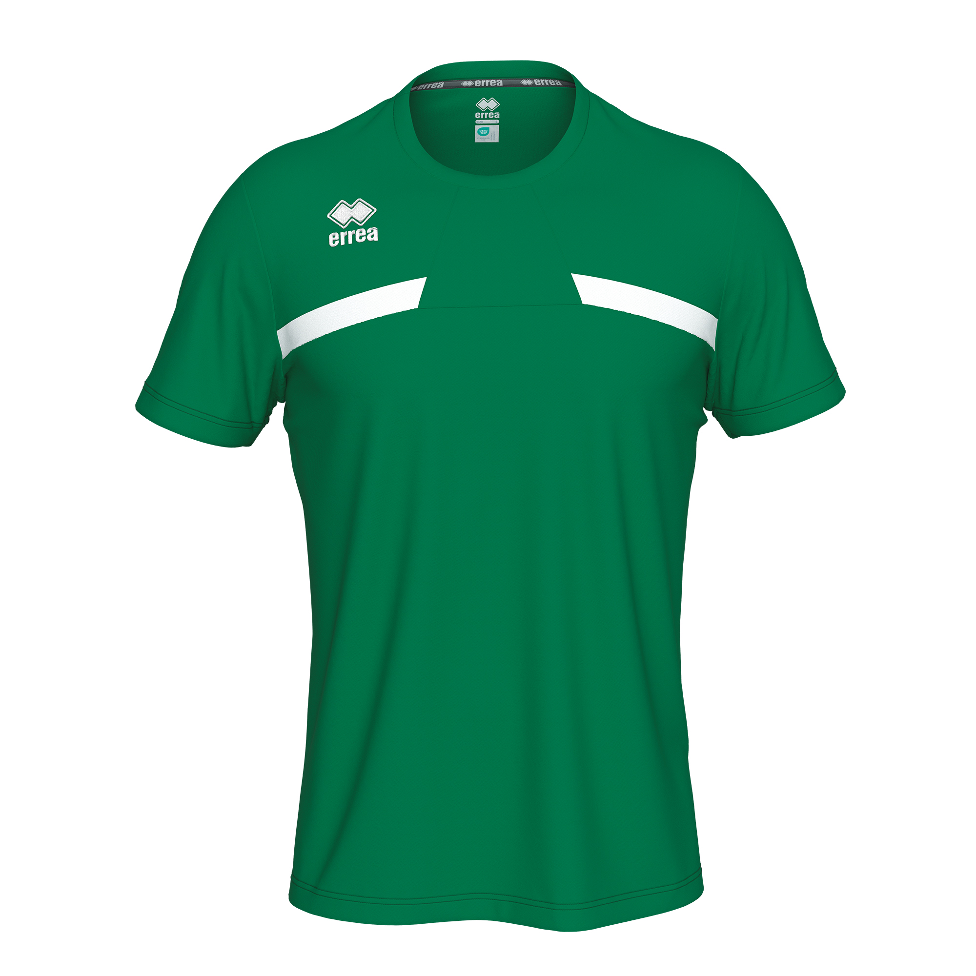 Errea Mark Football Shirt Green White Errea Mark Football Shirt Green White