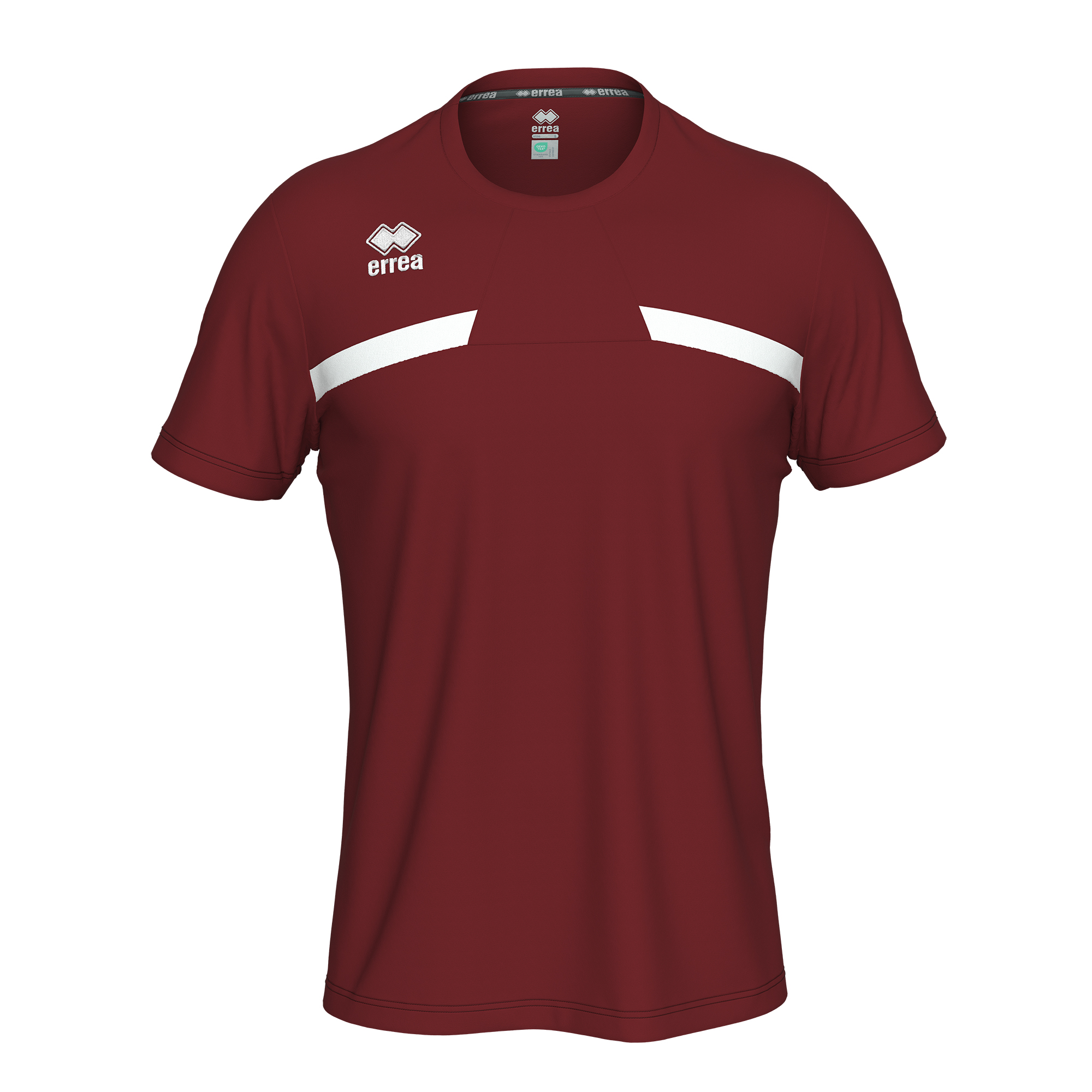 Errea Mark Football Shirt Maroon White Errea Mark Football Shirt Maroon White