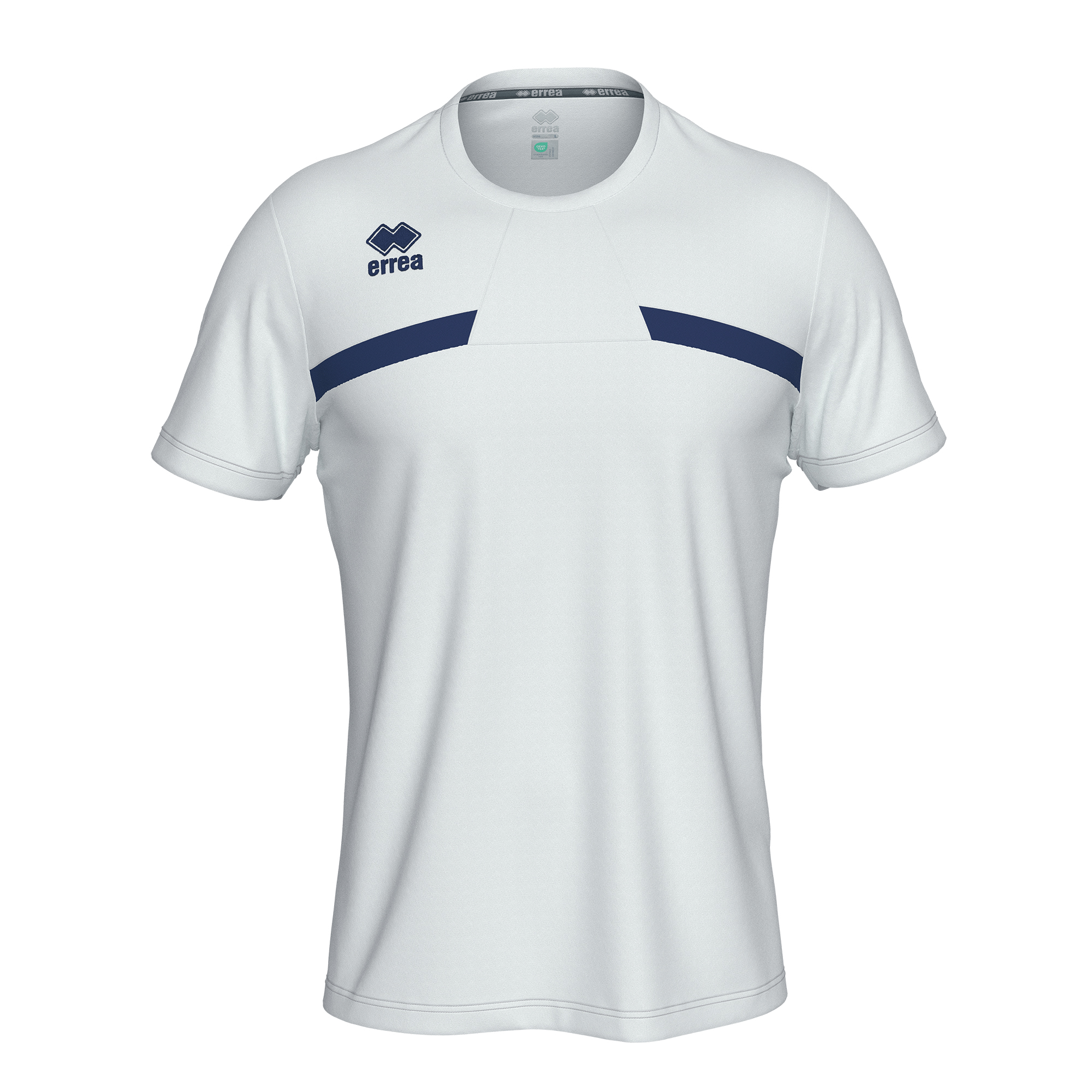 Errea Mark Football Shirt White Navy Errea Mark Football Shirt White Navy