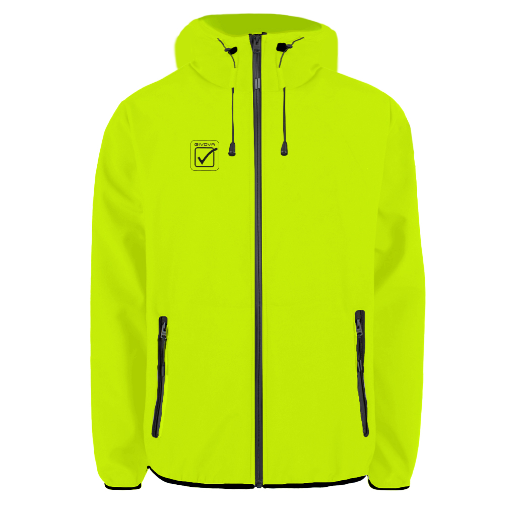 Givova Softshell Jacket Yellow Fluo