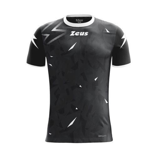 Zeus Marmo Football Shirt Black White
