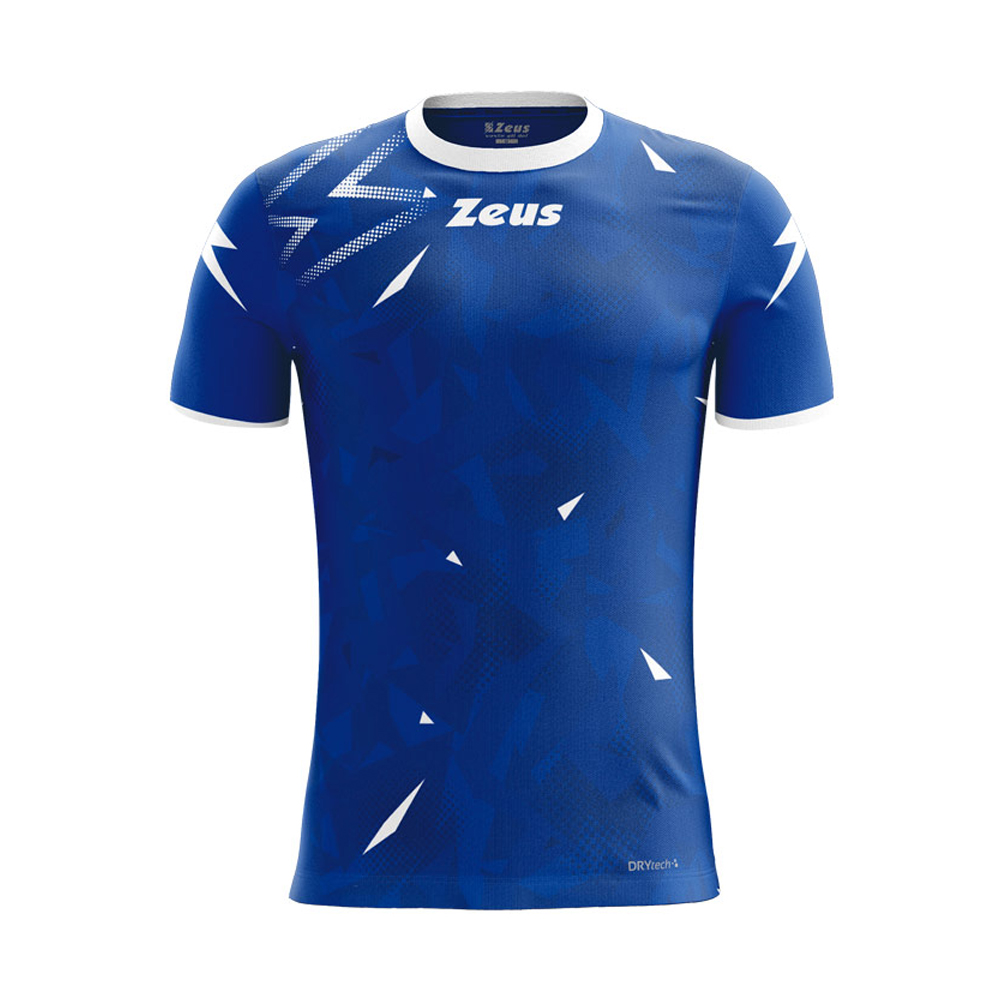 Zeus Marmo Football Shirt Blue White