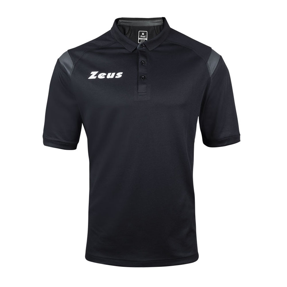 Zeus Monolith Polo Shirt Black