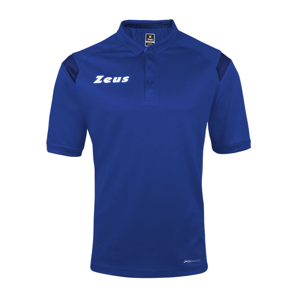 Zeus Monolith Polo Shirt Blue