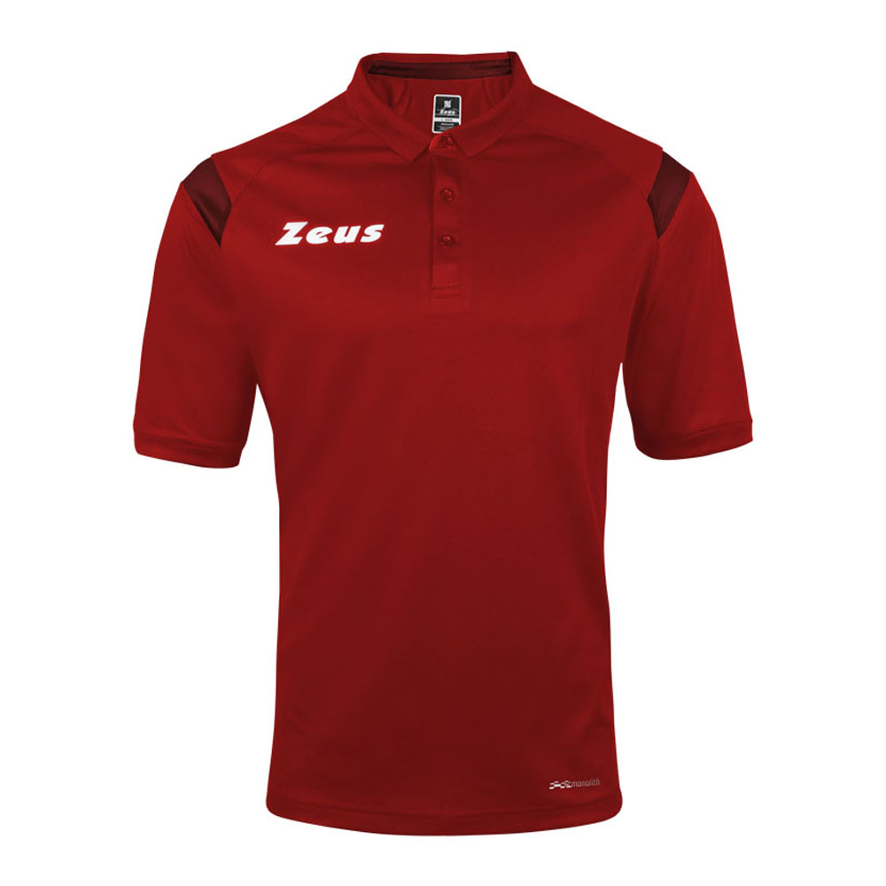 Zeus Monolith Polo Shirt Red