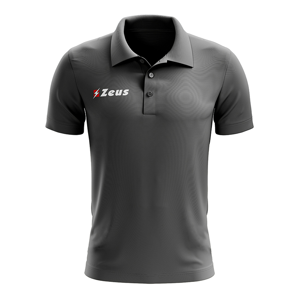 Zeus Promo Man Polo Shirt Dark Grey