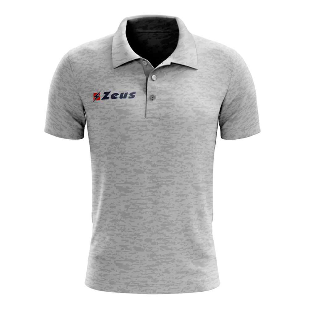 Zeus Promo Man Polo Shirt Grey