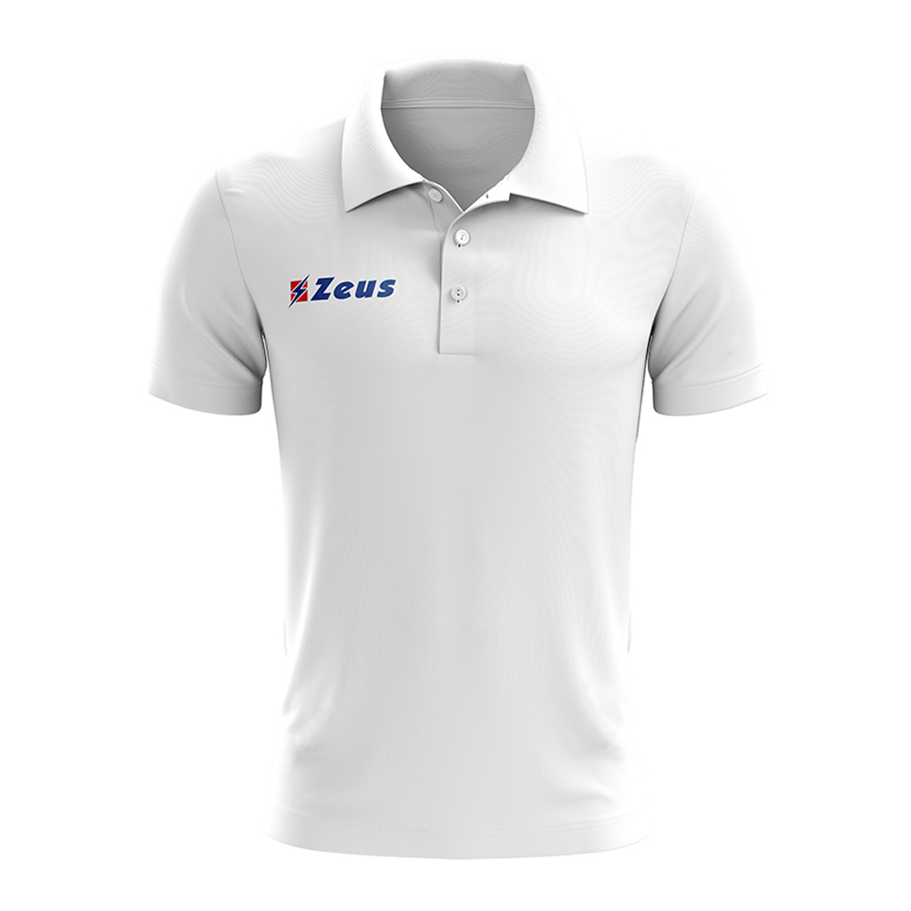 Zeus Promo Man Polo Shirt White