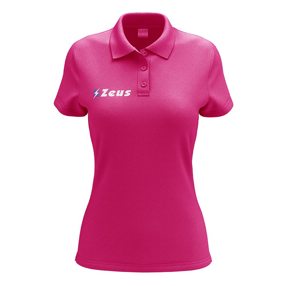 Zeus Promo Woman Polo Shirt Fuchsia