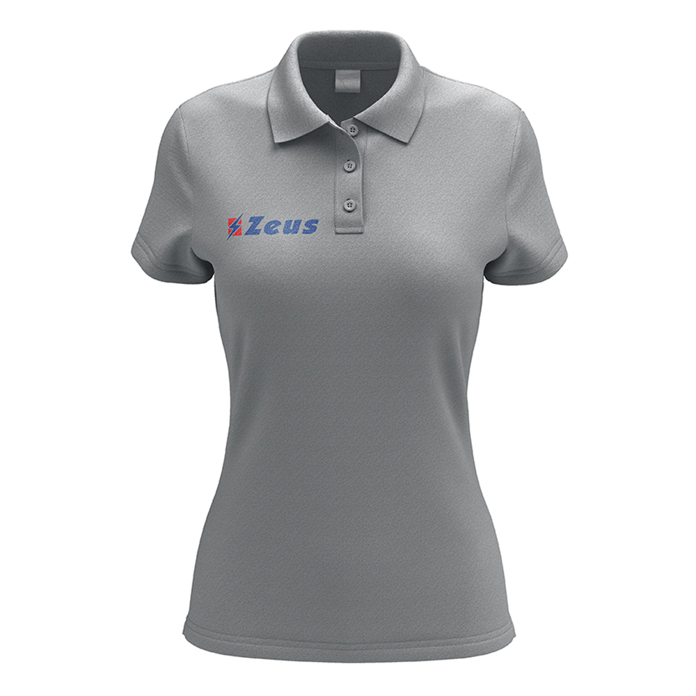 Zeus Promo Woman Polo Shirt Grey