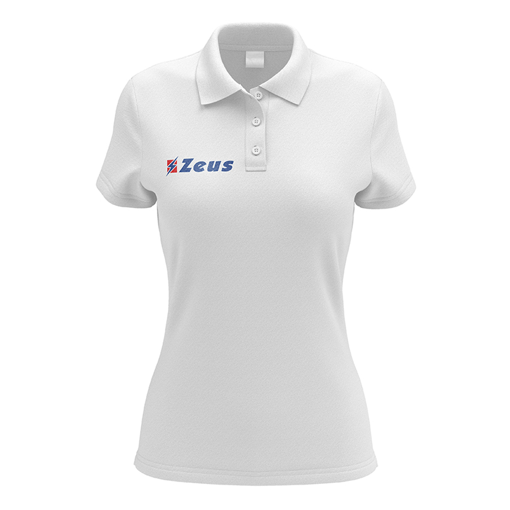 Zeus Promo Woman Polo Shirt White