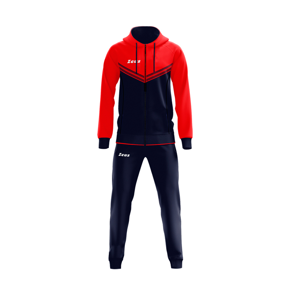 Zeus Rodi Tracksuit Red Navy