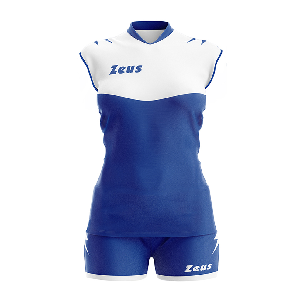 Zeus Sara Volleyball Kit Blue White