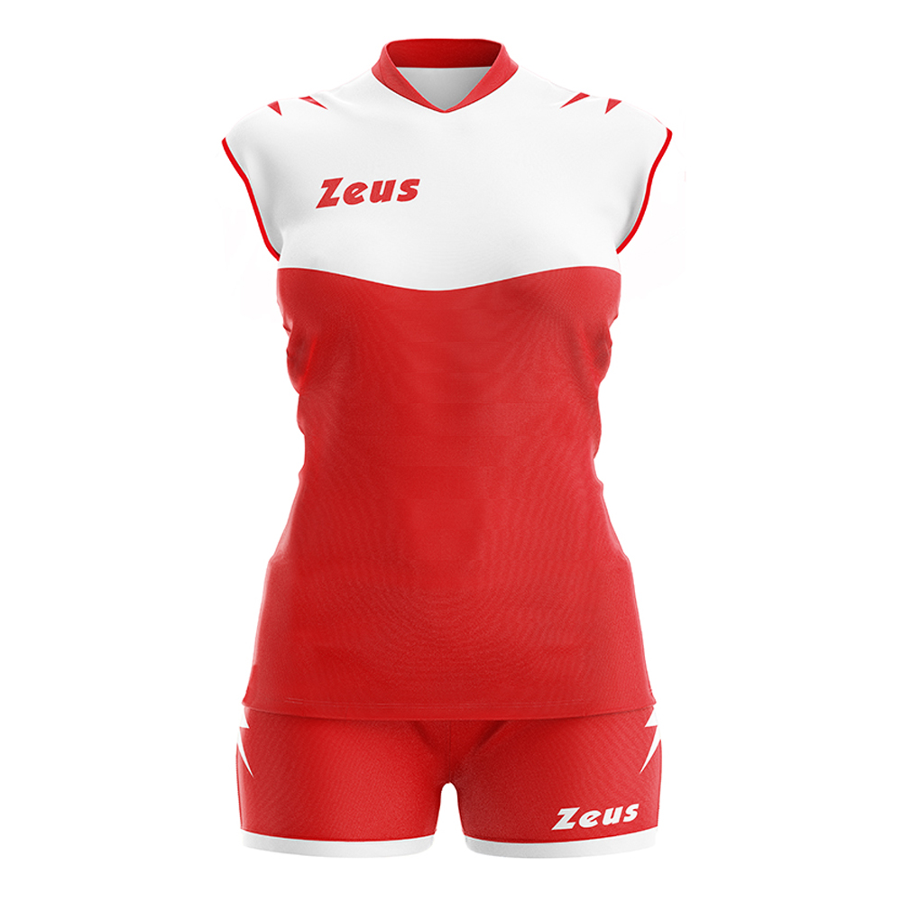 Zeus Sara Volleyball Kit Red White