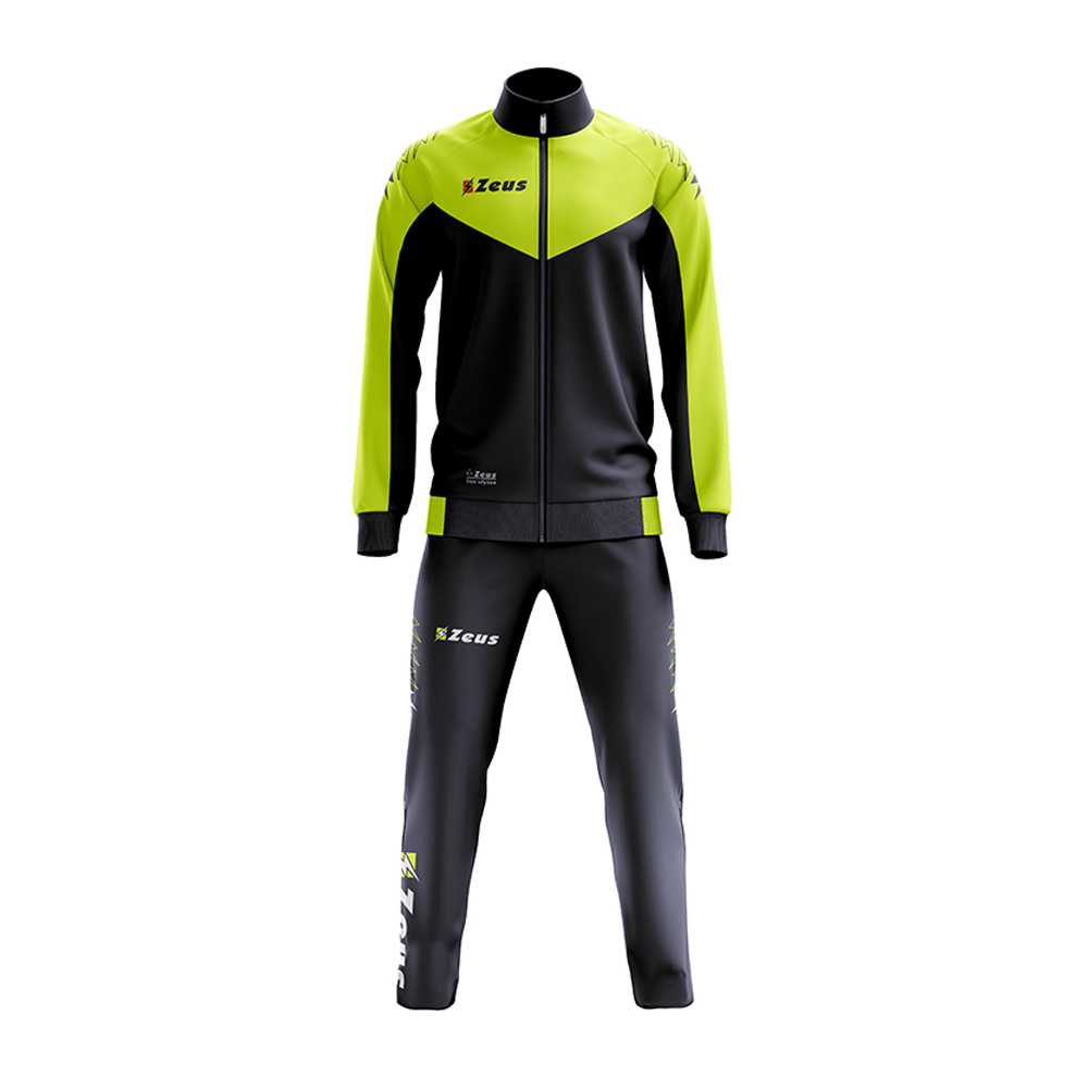 Zeus Ulysse Training Tracksuit Navy Yellow Fluo