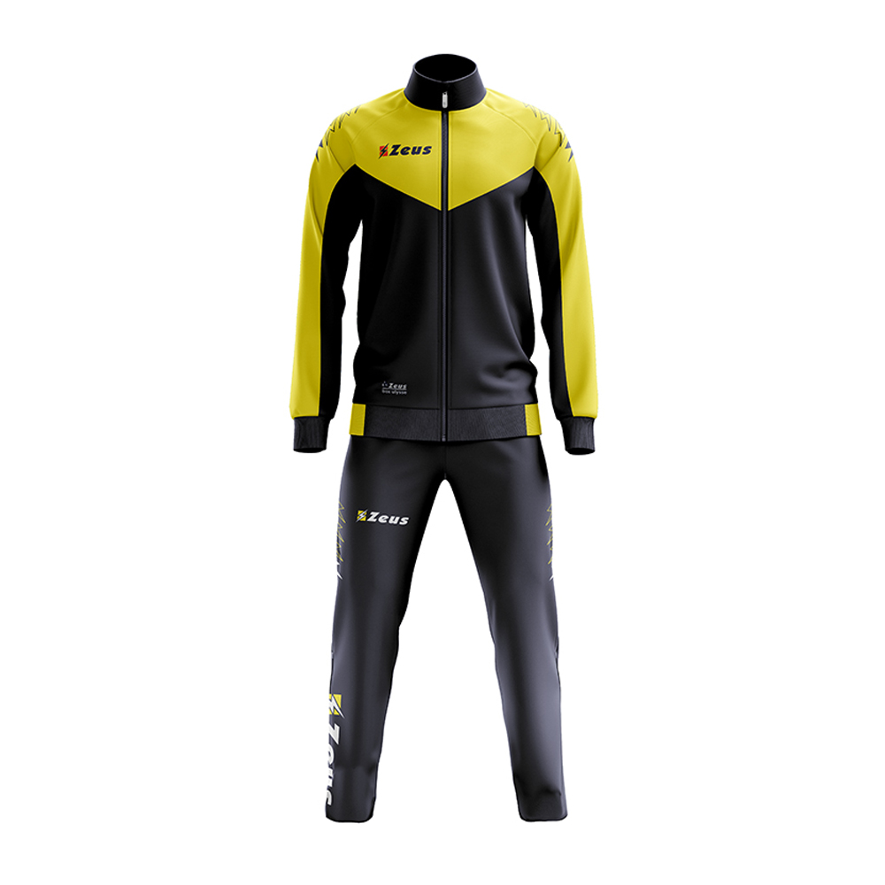 Zeus Ulysse Training Tracksuit Navy Yellow