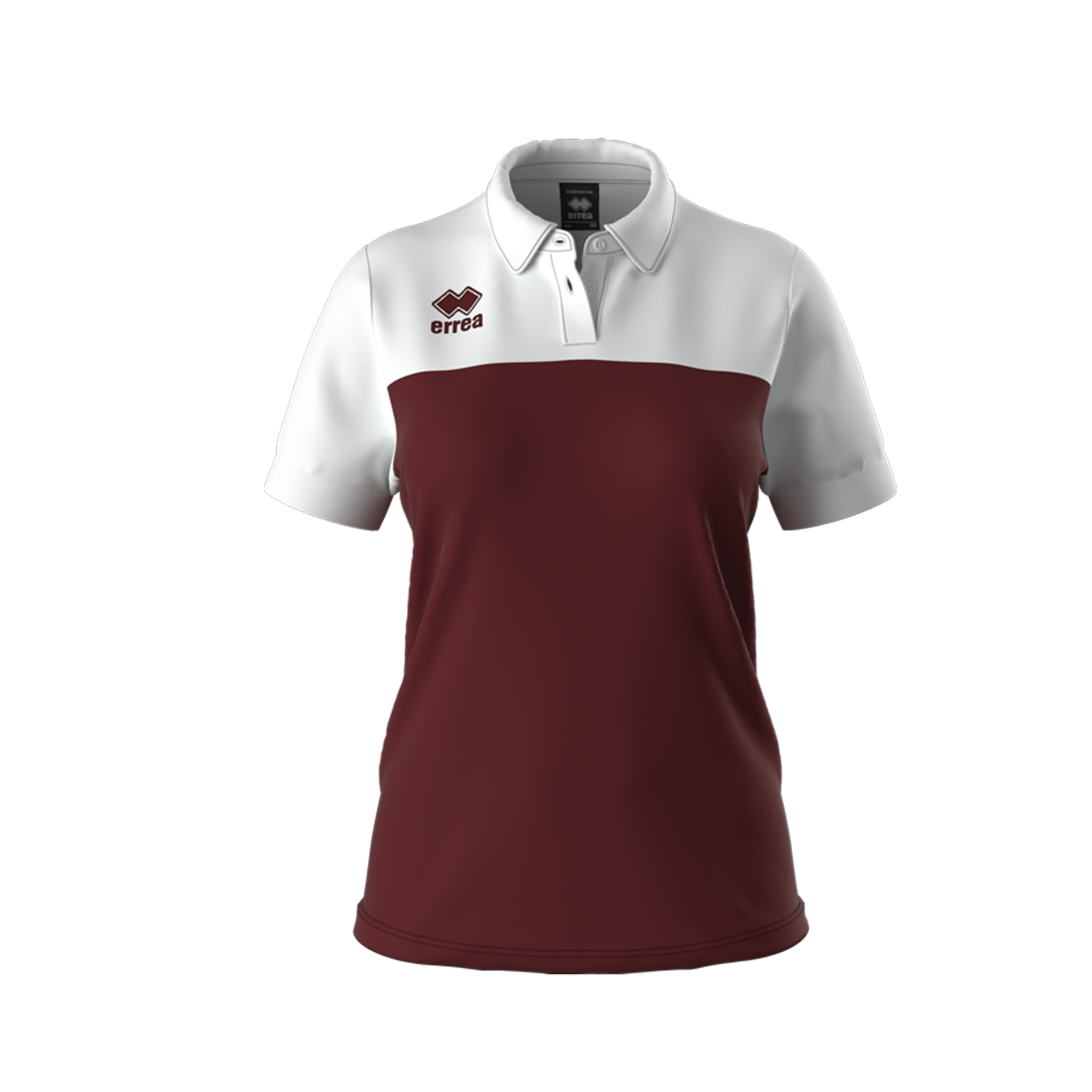 Errea Bonnie Ladies Polo Shirt Maroon White