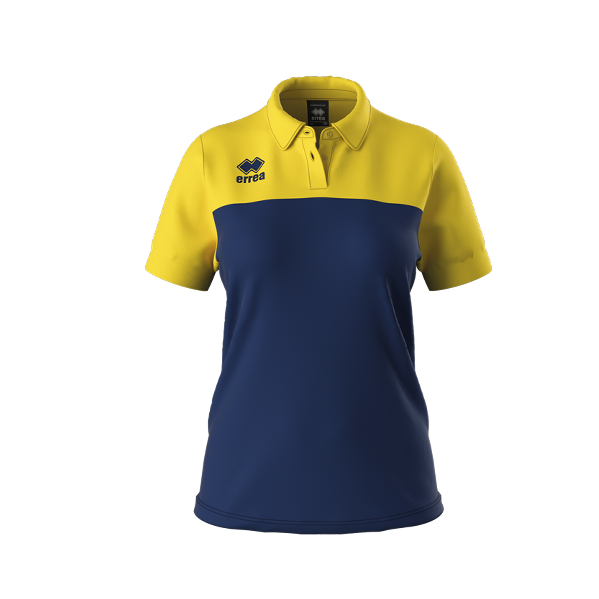 Errea Bonnie Ladies Polo Shirt Navy Yellow