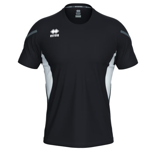Errea Curtis Football Shirt Black White Anthracite