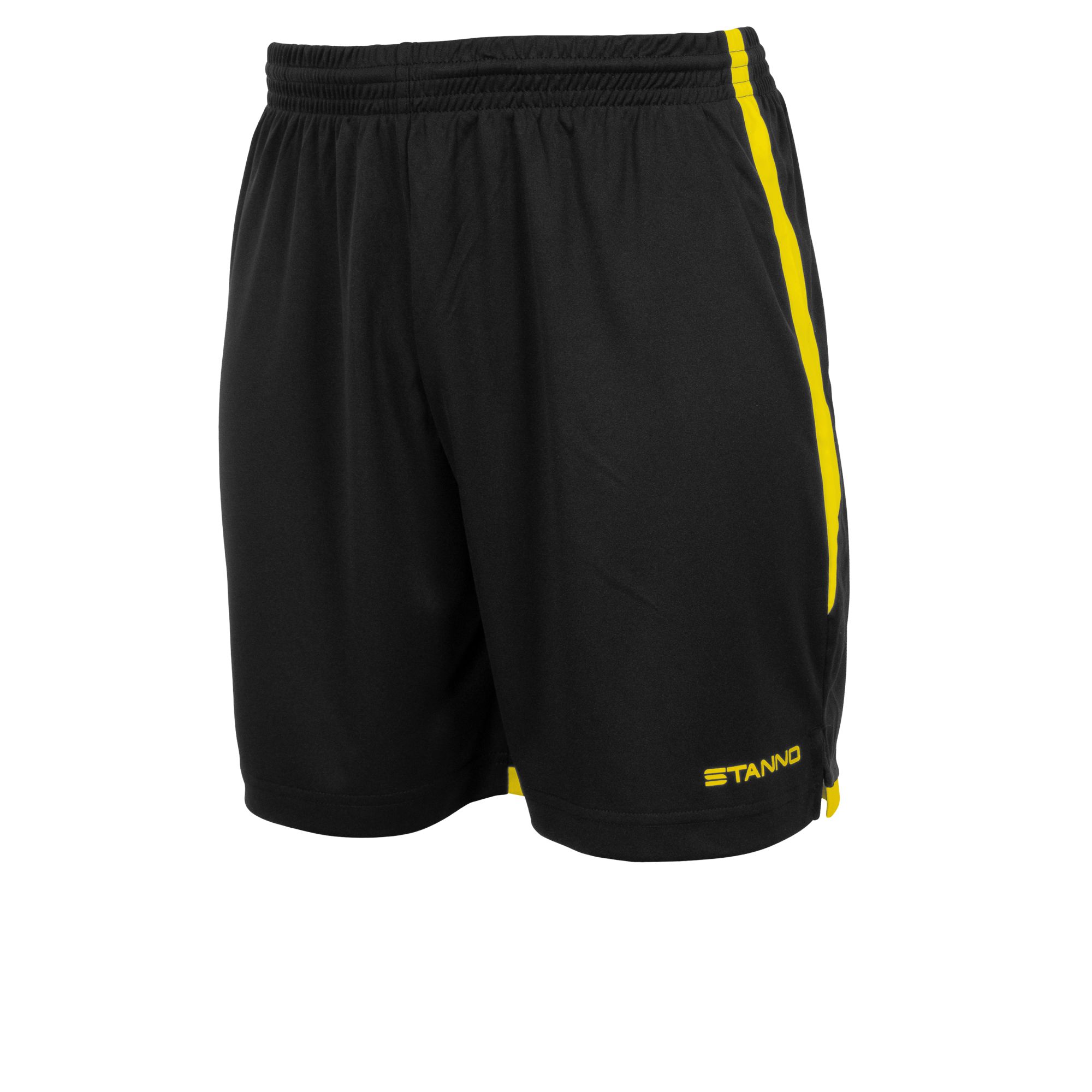 Stanno Focus Shorts Black Yellow